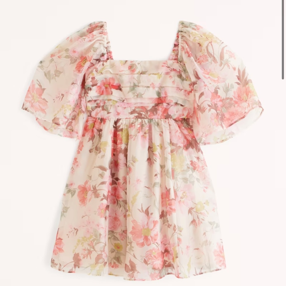 Angel Sleeve Emerson Dress Abercrombie Floral Mini
